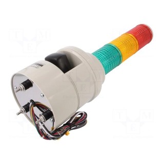 Signaller: signalling column | LED | red/amber/green | 24VDC | IP54