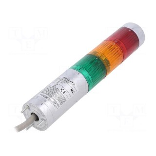 Signaller: signalling column | LED | red/amber/green | 24VDC | IP65