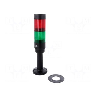 Signaller: signalling column | LED | red/green | Usup: 24VDC | IP65