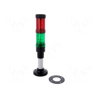 Signaller: signalling column | LED | red/green | Usup: 24VDC | IP66