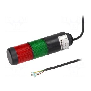 Signaller: signalling column | LED | red/green | Usup: 24VDC | IP65