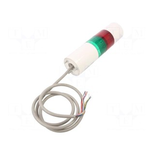 Signaller: signalling column | LED | red/green | 24VDC | IP65 | LR6