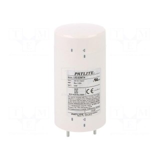 Signallers accessories: base | white | 24VDC | IP65 | LR5 | -20÷50°C