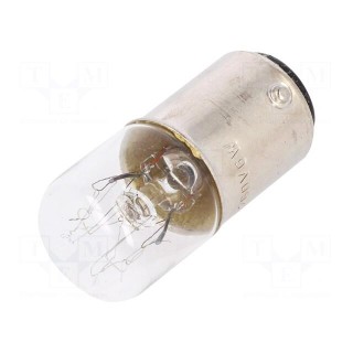 Signallers accessories: bulb | BA15D | Usup: 230VAC | 6W