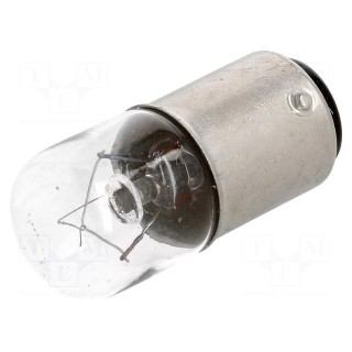 Signallers accessories: bulb | BA15D | 24VDC | 24VAC | 5W