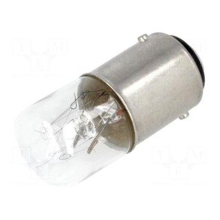 Signallers accessories: bulb | bayonet | BA15D | Usup: 230VAC