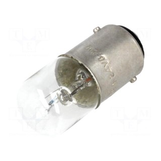 Signallers accessories: bulb | bayonet | BA15D | 24VDC | SL7