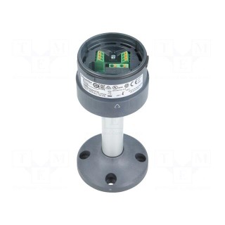 Signallers accessories: vertical holder | black | IP65 | Ø60mm