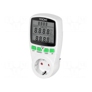 Controller | plug-in | IP20 | 16A | 230VAC 50/60Hz | Display: LCD | white