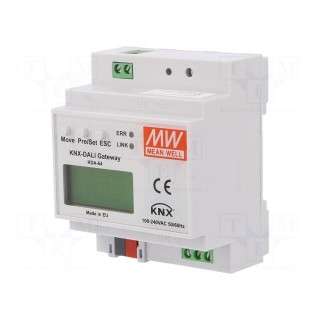 Converter KNX-DALI | IP20 | 110÷240VAC | 155÷339VDC | 86x70x55mm | DIN