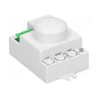 Microwave motion detector | wall mount | 230VAC | IP20 | -20÷50°C