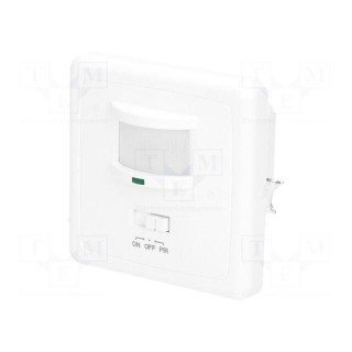 Motion sensor | flush mount,for wall mounting | 230VAC | IP20 | 9m