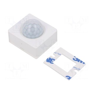 Motion sensor | for wall mounting | -10÷40°C | 433.92MHz | 8m | 100°