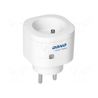 Power socket | plug-in | 230VAC | IP20 | 13A | 30m | OR-SH-1731 | white