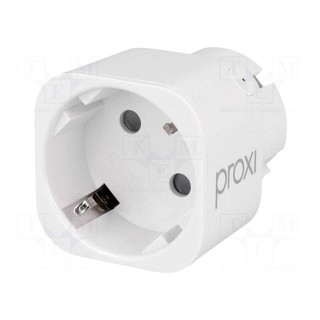 Power socket | PROXI | IP20 | 230VAC | plug-in | 0÷35°C | OUT: 1 | IN: 1