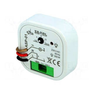 Staircase timer | IP20 | 230VAC | 50x50x18mm | in mounting box