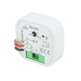 Staircase timer | IP20 | 230VAC | 50x50x18mm | in mounting box