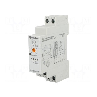 Staircase timer | IP20 | 230VAC | SPST-NO | DIN | 16A | -10÷60°C