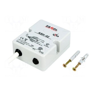 Staircase timer | wall mount | 230VAC | SPST-NO | IP20 | Ioper.max: 16A