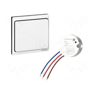 Switch | for wall mounting | 230VAC | 4.3A | 80m | 1000W