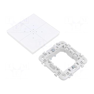 Touch switch | F&Home | in mounting box | 85÷265VDC | -25÷50°C | white