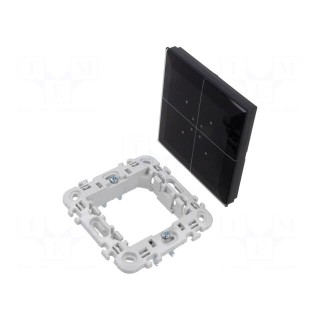 Touch switch | F&Home | in mounting box | 9÷30VDC | -25÷50°C | black