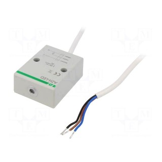 Twilight switch | wall mount | 195÷253VAC | SPST-NO | IP65 | 10A | LED