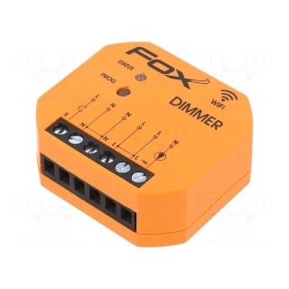 Wireless dimmer | FOX | flush mount | 85÷265VAC | IP20 | 0÷45°C | 2.4GHz