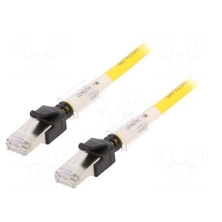 Connecting cable | IP20 | 30VDC | 1A | 1m | XS6 | -25÷75°C | Colour: yellow