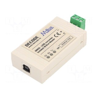 Converter | M-BUS/USB | M-Bus | USB 2.0 x1 | Power supply: USB | M-Bus