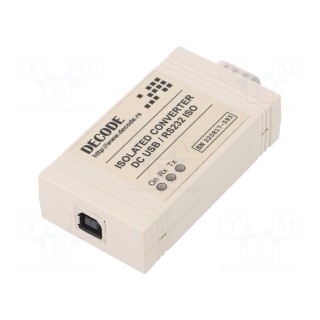 Converter | RS232/USB | Number of ports: 2 | Power supply: USB