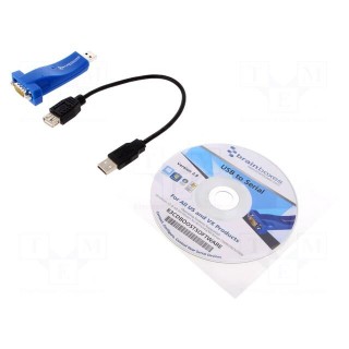 Converter | RS422/485/USB | Number of ports: 1 | IP30 | 89x35x20mm
