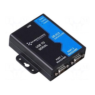 Converter | RS422/485/USB | Number of ports: 2 | IP30 | MK-048 | 0÷60°C