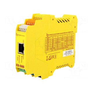 Modbus gateway | Number of ports: 1 | 5÷30VDC | Ethernet | IP20 | OUT: 8