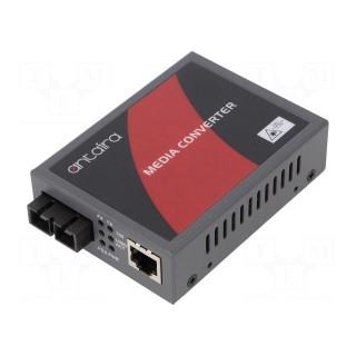 Media converter | ETHERNET/multi-mode fiber | Number of ports: 2