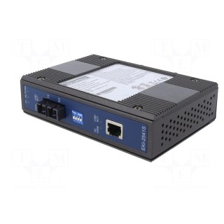 Media converter | ETHERNET/single-mode fiber | Number of ports: 2