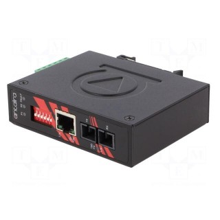 Media converter | ETHERNET/single-mode fiber | Number of ports: 2