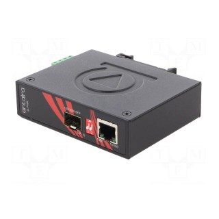 Media converter | GIGA ETHERNET/SFP fiber | Number of ports: 2