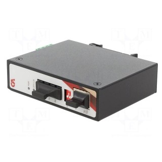 Media converter | GIGA ETHERNET/single-mode fiber | 12÷48VDC