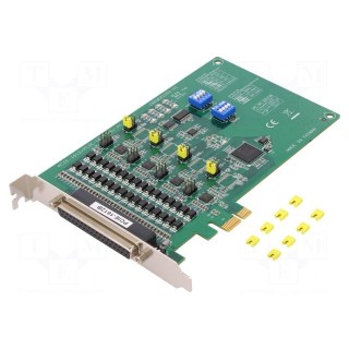 Serial port card | PCI,RS232/RS422/RS485 x4 | D-Sub 37pin,female