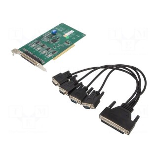 Communication card | PCI,PCI Express,RS232 x4 | D-Sub 37pin
