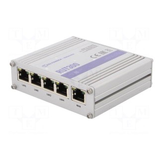 Router | Number of ports: 5 | 7÷30VDC | Ethernet,USB | RJ45 | IP20 | RUT