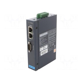 Serial device server | Number of ports: 3 | 12÷48VDC | RJ45 x2 | EKI