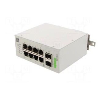 Switch Ethernet | managed | Number of ports: 10 | 24÷48VDC | RJ45,SFP