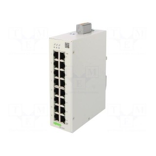 Switch Ethernet | managed | Number of ports: 16 | 12÷60VDC | RJ45