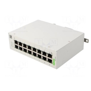Switch Ethernet | managed | Number of ports: 16 | 12÷60VDC | RJ45