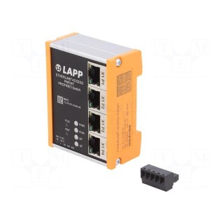 Industrial module: switch Ethernet | managed | Number of ports: 4