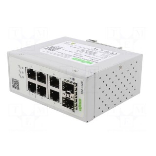 Switch Ethernet | managed | Number of ports: 8 | 9÷48VDC | RJ45,SFP
