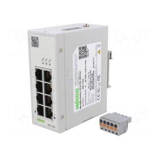Switch Ethernet | managed | Number of ports: 8 | 9÷48VDC | RJ45 | 5.8W