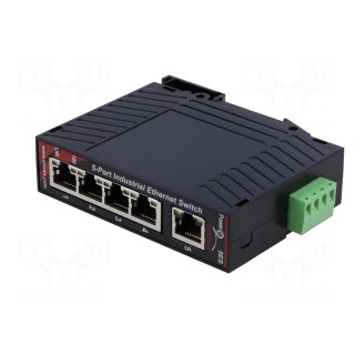 Industrial module: switch Ethernet | Number of ports: 5 | 10÷30VDC